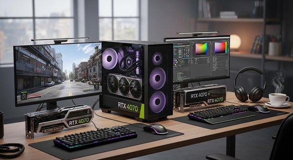 RTX 4070 vs 4070 Ti : la différence de performances en jeux et en création